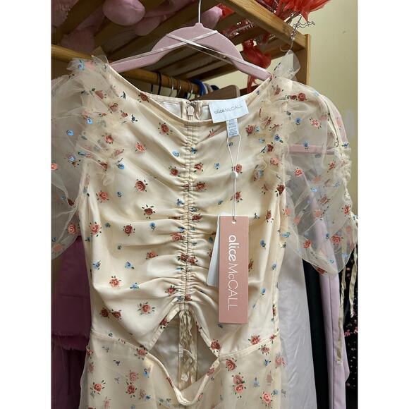 ALICE MCCALL PEACH MOOD FOR LOVE MINI DRESS Size US 2 Brand New - Picture 15 of 16